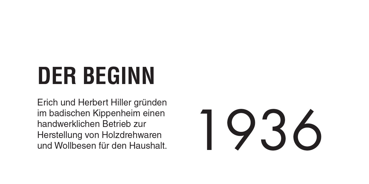 Der BEginn | Hiller Objektmöbel 1936