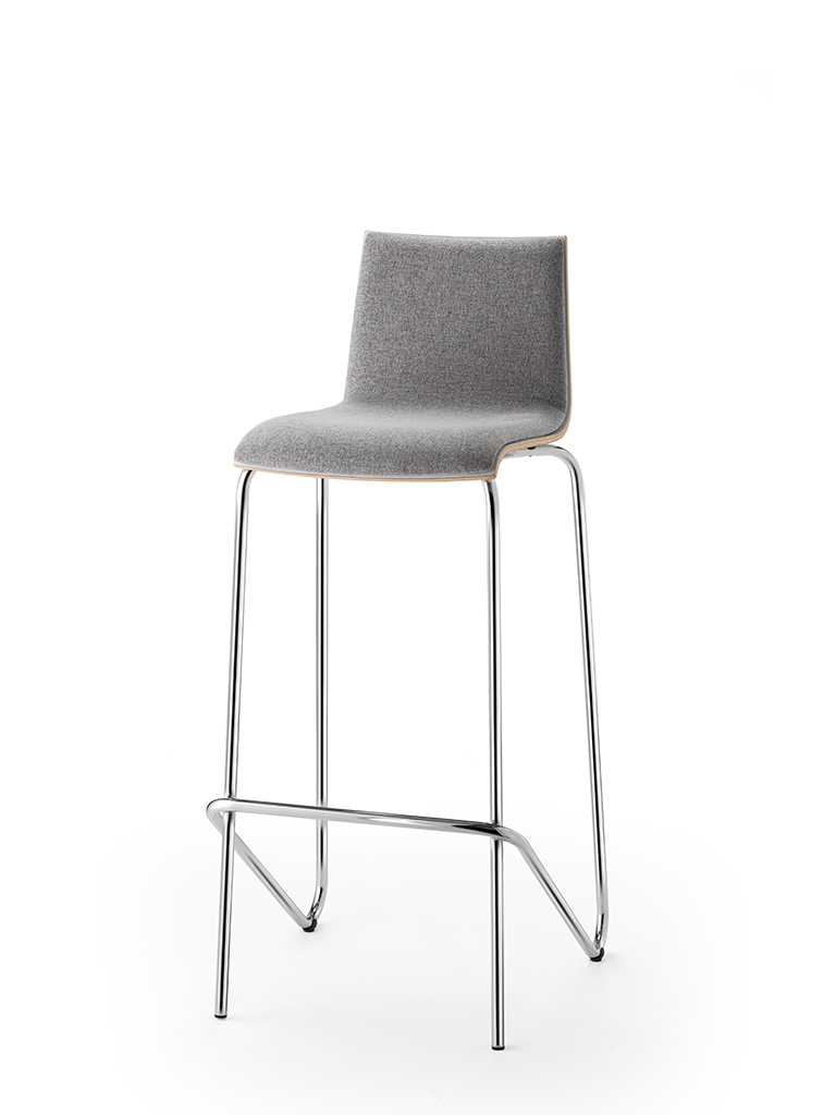 aticon | barstool | fully upholstered front