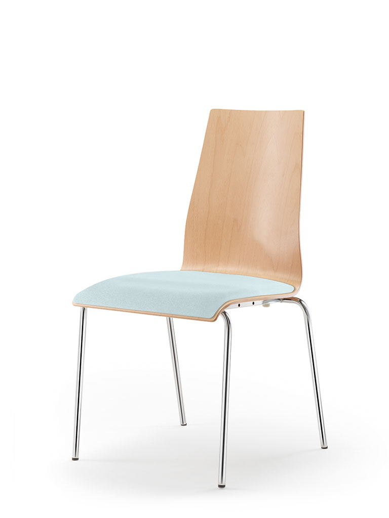garcia | four-legged chair | upholstered seat